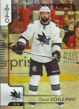 2017-18 O-Pee-Chee - Rainbow Foil #218 David Schlemko Front
