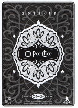 2017-18 O-Pee-Chee - Playing Cards Foil #6♣ Mark Scheifele Back