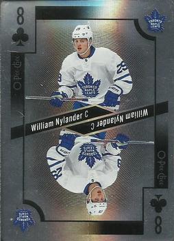 2017-18 O-Pee-Chee - Playing Cards Foil #8♣ William Nylander Front