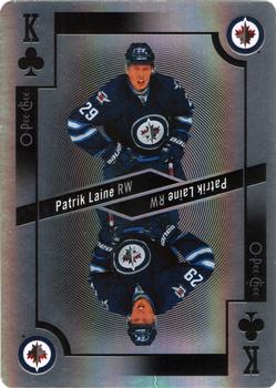 2017-18 O-Pee-Chee - Playing Cards Foil #K♣ Patrik Laine Front