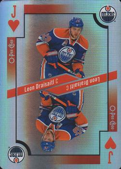 2017-18 O-Pee-Chee - Playing Cards Foil #J♥ Leon Draisaitl Front