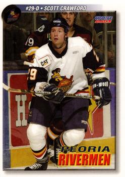 2002-03 Choice Peoria Rivermen (ECHL) #18 Scott Crawford Front