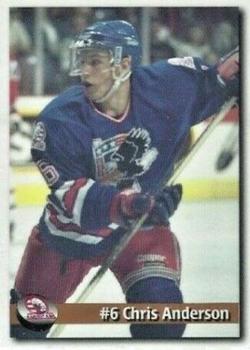 1995-96 Tri-City Americans (WHL) #NNO Chris Anderson Front