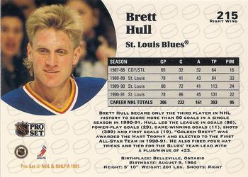 1991-92 Pro Set - Midwest Collectors Show #4 Brett Hull Back