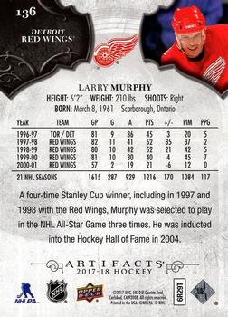2017-18 Upper Deck Artifacts - Ruby #136 Larry Murphy Back