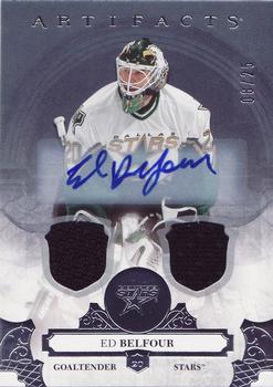2017-18 Upper Deck Artifacts - Auto Material Silver #135 Ed Belfour Front
