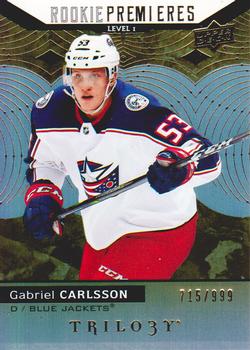 2017-18 Upper Deck Trilogy #61 Gabriel Carlsson Front