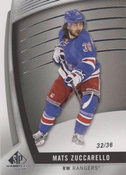 2017-18 SP Game Used #27 Mats Zuccarello Front