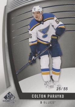 2017-18 SP Game Used #51 Colton Parayko Front