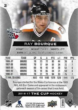 2016-17 Upper Deck The Cup #2 Ray Bourque Back