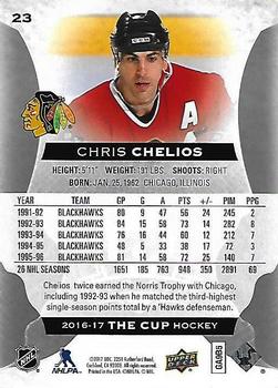 2016-17 Upper Deck The Cup #23 Chris Chelios Back