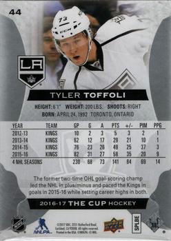 2016-17 Upper Deck The Cup #44 Tyler Toffoli Back