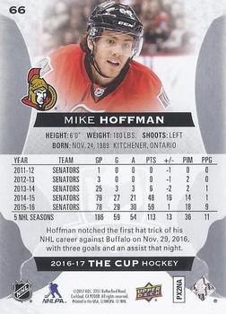 2016-17 Upper Deck The Cup #66 Mike Hoffman Back