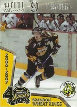 2006-07 Giant Tiger Brandon Wheat Kings (WHL) #NNO Daryl Boyle Front