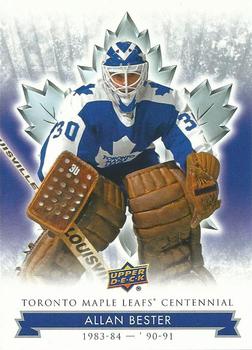 2017 Upper Deck Toronto Maple Leafs Centennial #30 Allan Bester Front