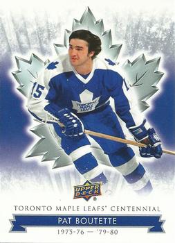 2017 Upper Deck Toronto Maple Leafs Centennial #73 Pat Boutette Front