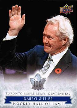 2017 Upper Deck Toronto Maple Leafs Centennial #163 Darryl Sittler Front