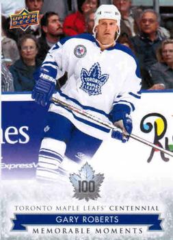 2017 Upper Deck Toronto Maple Leafs Centennial #194 Gary Roberts Front