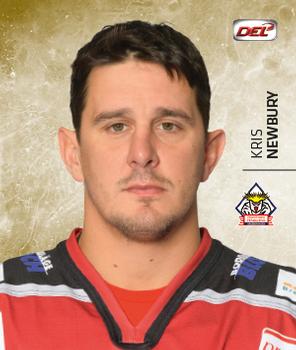 2017-18 Playercards Stickers (DEL) #66 Kris Newbury Front