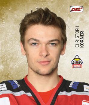 2017-18 Playercards Stickers (DEL) #76 Christoph Korner Front