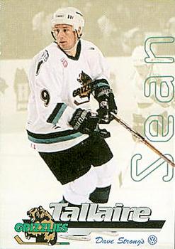 1999-00 Dave Strong's Volkswagen Utah Grizzlies (IHL) #10 Sean Tallaire Front