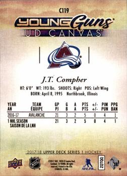 2017-18 Upper Deck - UD Canvas #C119 J.T. Compher Back