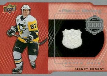 2017-18 Upper Deck - A Piece of History 1000 Point Club #PC-SC Sidney Crosby Front
