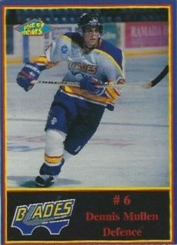 1997-98 Saskatoon Blades (WHL) #NNO Dennis Mullen Front