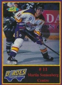 1997-98 Saskatoon Blades (WHL) #NNO Martin Sonnenberg Front
