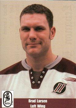 1998-99 Hershey Bears (AHL) #10 Brad Larsen Front