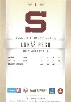 2016-17 OFS Classic Serie I #8 Lukas Pech Back