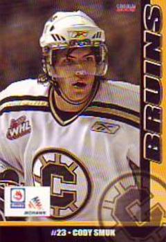2007-08 Choice Chilliwack Bruins (WHL) #10 Cody Smuk Front
