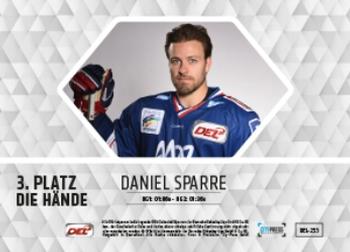 2017-18 Playercards (DEL) #DEL-253 Daniel Sparre Back
