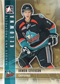 2011-12 In The Game Heroes & Prospects Update #231 Damon Severson Front