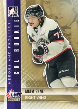 2011-12 In The Game Heroes & Prospects Update #246 Adam Erne Front