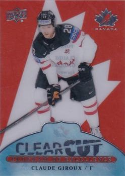 2017-18 Upper Deck Team Canada - Clear Cut Program of Excellence #POE-16 Claude Giroux Front