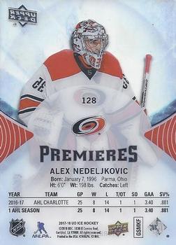 2017-18 Upper Deck Ice #128 Alex Nedeljkovic Back