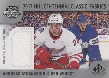 2017-18 SP Game Used - 2017 NHL Centennial Classic Fabrics #CC-AA Andreas Athanasiou Front