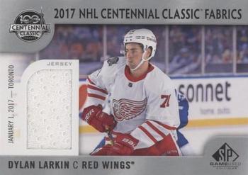 2017-18 SP Game Used - 2017 NHL Centennial Classic Fabrics #CC-DL Dylan Larkin Front