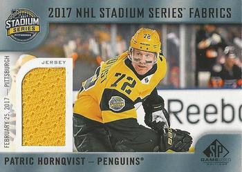 2017-18 SP Game Used - 2017 NHL Stadium Series Fabrics #PP-PH Patric Hornqvist Front