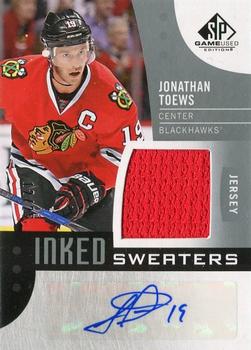 2017-18 SP Game Used - Inked Sweaters #IS-JT Jonathan Toews Front