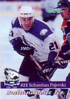 1999-00 Roox Indianapolis Ice (CHL) #15 Sebastian Pajerski Front