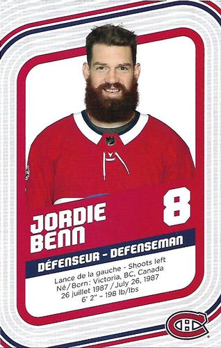 2017-18 Montreal Canadiens #NNO Jordie Benn Back