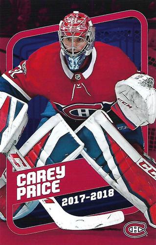 2017-18 Montreal Canadiens #NNO Carey Price Front