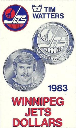 1983 Winnipeg Jets Dollars #H13 Tim Watters Front