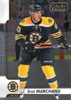 2017-18 O-Pee-Chee Platinum #3 Brad Marchand Front