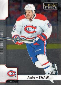 2017-18 O-Pee-Chee Platinum #137 Andrew Shaw Front