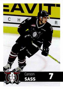 2016-17 Red Deer Rebels (WHL) #NNO Carson Sass Front