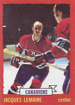 1973-74 O-Pee-Chee - Light Backs #56 Jacques Lemaire Front