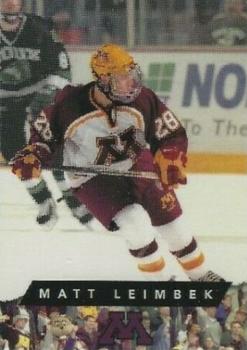 1999-00 Minnesota Golden Gophers (NCAA) #NNO Matt Leimbek Front